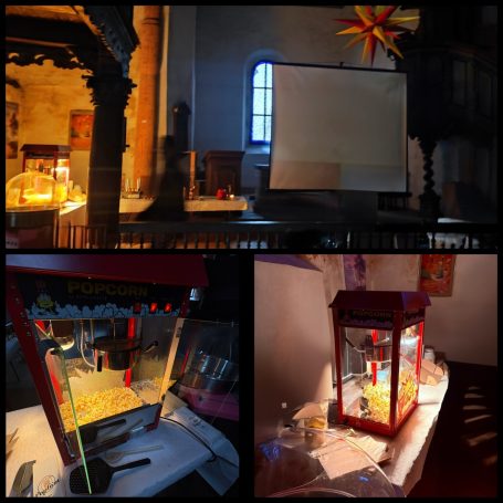 "Kino unterm Kirchendach“ mit Popcorn & Zuckerwatte